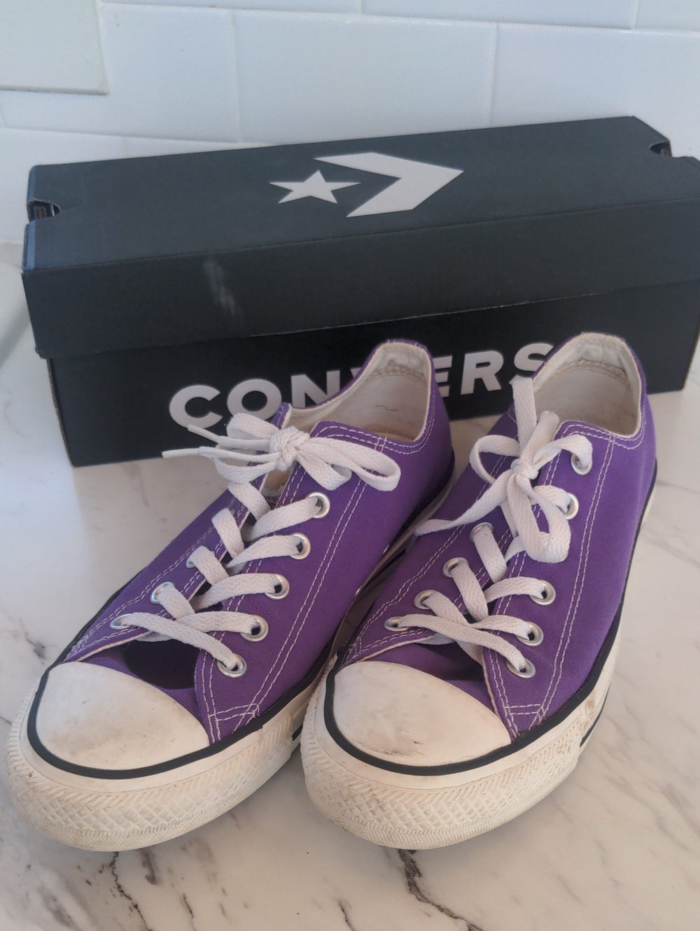 Converse Purple Low-Top All star M7/W9